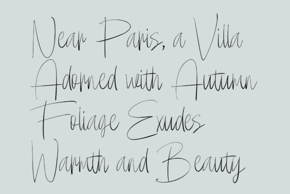 Thumbnail 2 of Autumn in Paris Font