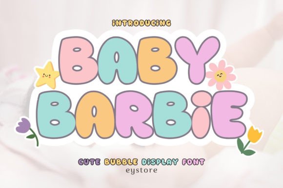 Preview of Baby Barbie Font
