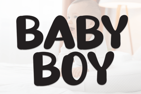 Preview of Baby Boy Font