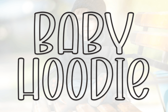 Preview of Baby Hoodie Font