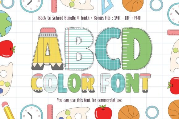 Main preview of Back to School Font