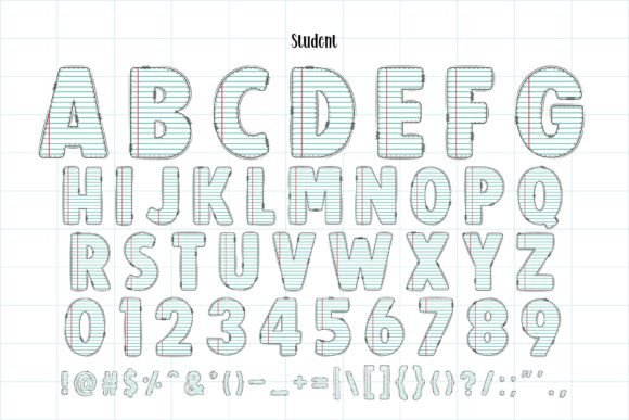 Thumbnail 3 of Back to School Font