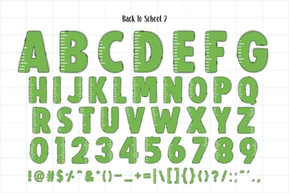 Thumbnail 4 of Back to School Font