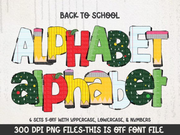 Main preview of Back to School Font