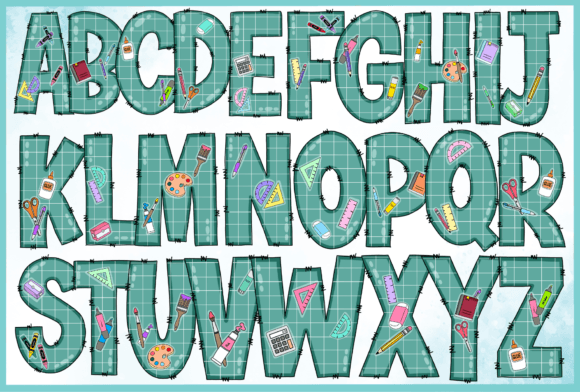 Thumbnail 2 of Back to School Font