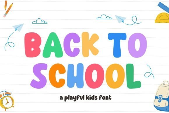 Main preview of Back to School Font