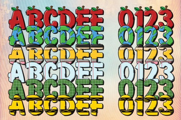 Thumbnail 2 of Back to School Font