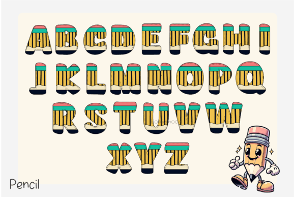 Thumbnail 2 of Back to School Font