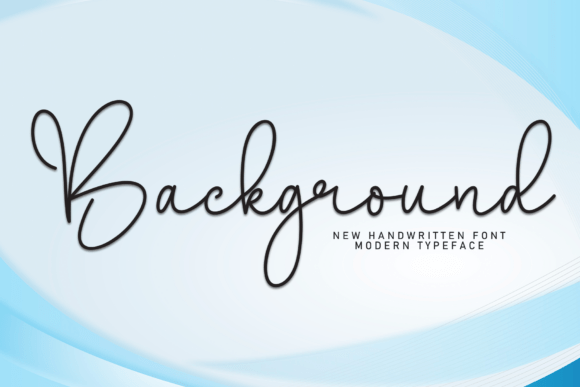 Main preview of Background Font