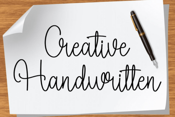 Thumbnail 3 of Background Handmade Font