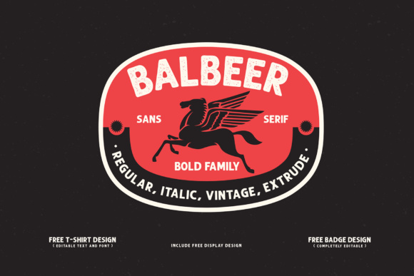 Preview of Balbeer Font