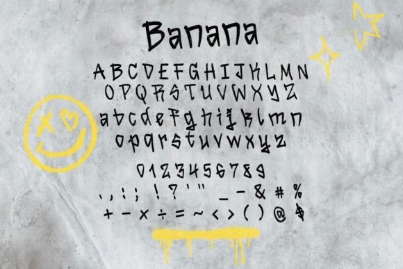 Thumbnail 2 of Banana Font