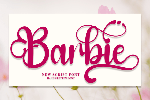Main preview of Barbie Font