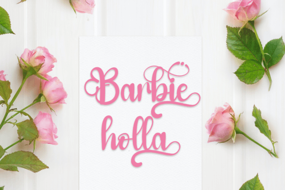 Thumbnail 4 of Barbie Font