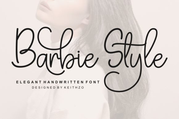 Preview of Barbie Style Font