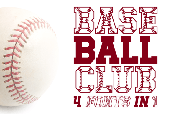Main preview of Baseball Club Font