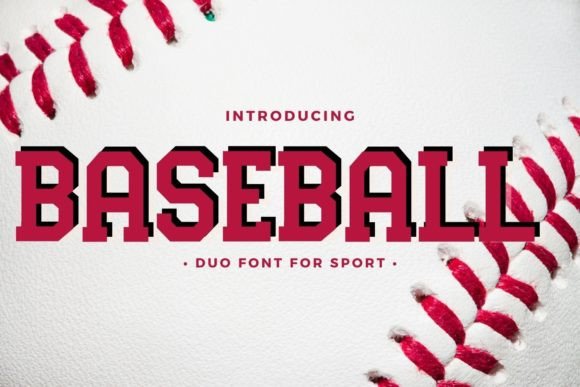 Main preview of Baseball Font