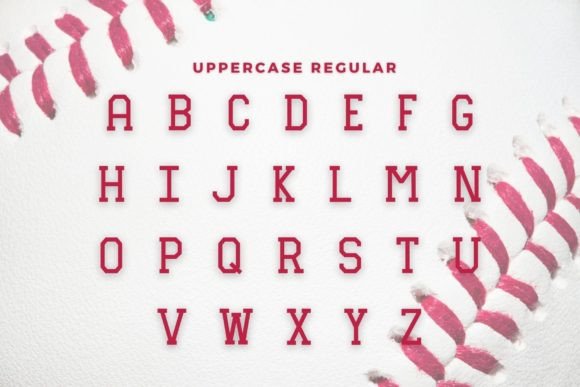 Thumbnail 2 of Baseball Font