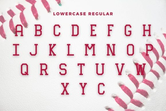 Thumbnail 3 of Baseball Font