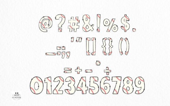 Thumbnail 4 of Baseball Font