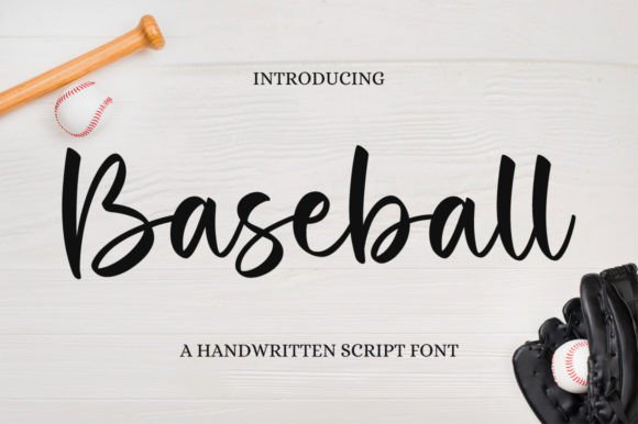 Main preview of Baseball Font