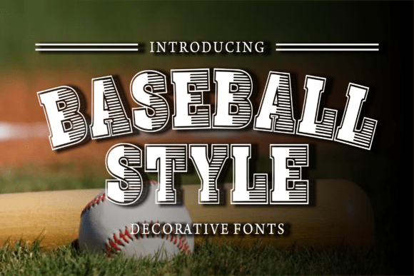 Main preview of Baseball Style Font