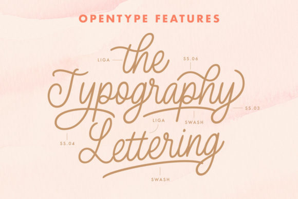 Thumbnail 3 of Bashiton Monoline Font