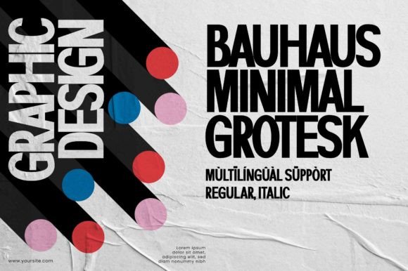 Preview of Bauhaus Font