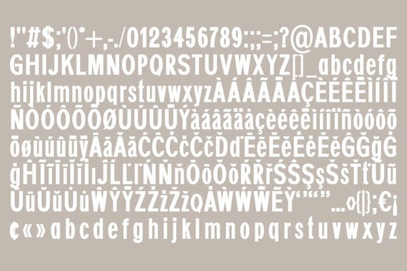Thumbnail 4 of Bauhaus Font