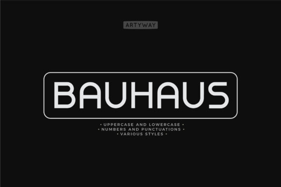Preview of Bauhaus Font