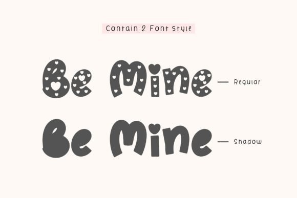 Thumbnail 2 of Be Mine Font