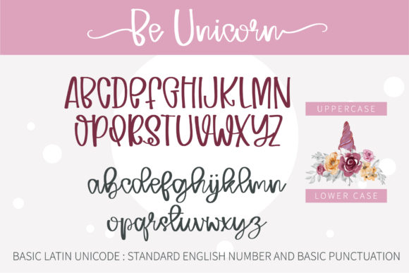 Thumbnail 3 of Be Unicorn Font