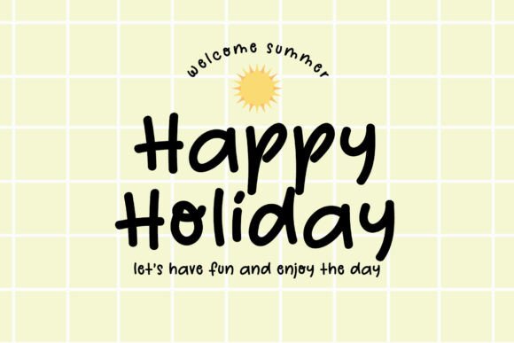 Thumbnail 4 of Beach Birthday Font