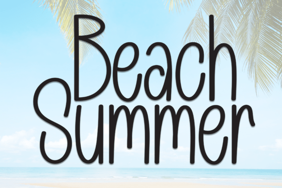Main preview of Beach Summer Font