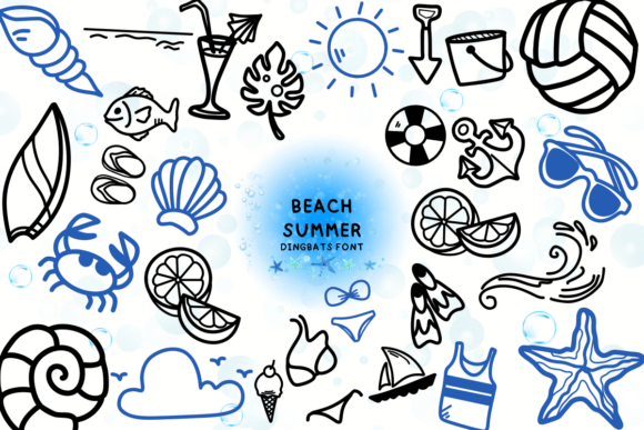 Main preview of Beach Summer Font