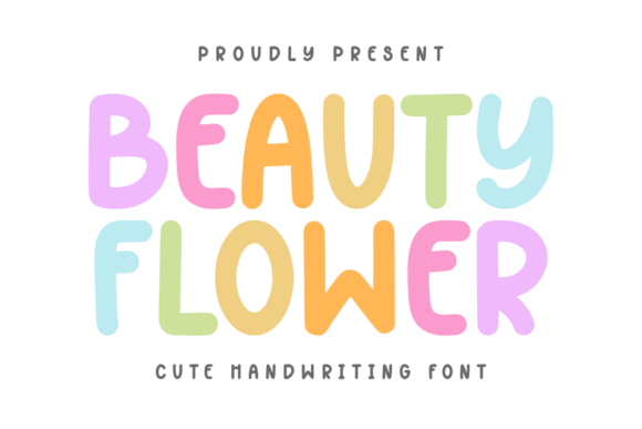 Preview of Beauty Flower Font