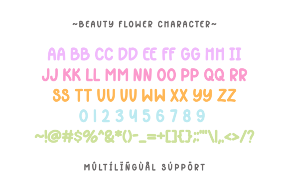 Thumbnail 3 of Beauty Flower Font