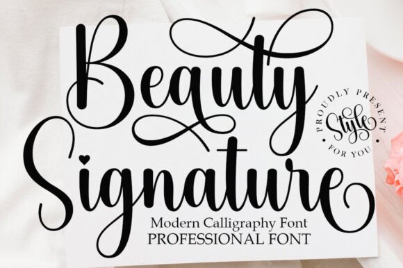 Preview of Beauty Signature Font