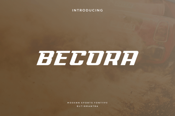 Preview of Becora Font