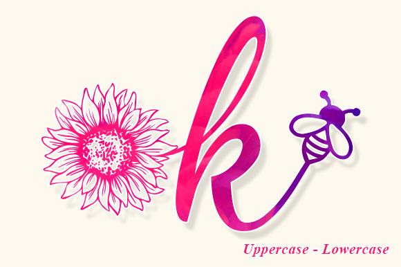 Thumbnail 3 of Bee Kind Monogram Font