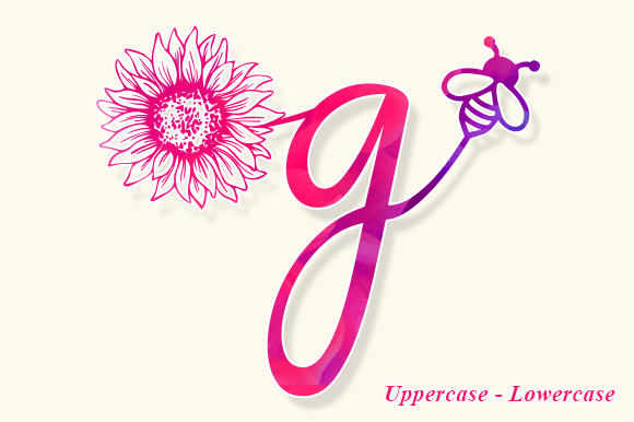 Thumbnail 4 of Bee Kind Monogram Font