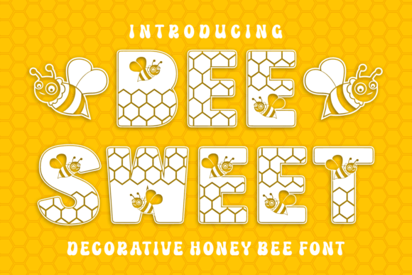 Thumbnail 2 of Bee Sweet Font