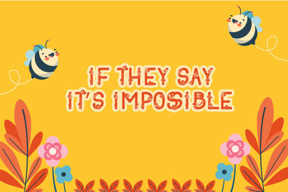 Thumbnail 3 of Bee Sweet Font