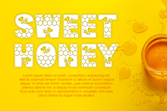 Thumbnail 4 of Bee Sweet Font
