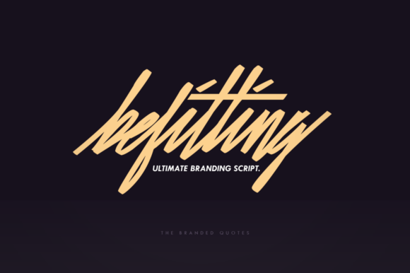 Thumbnail 2 of Befitting Font