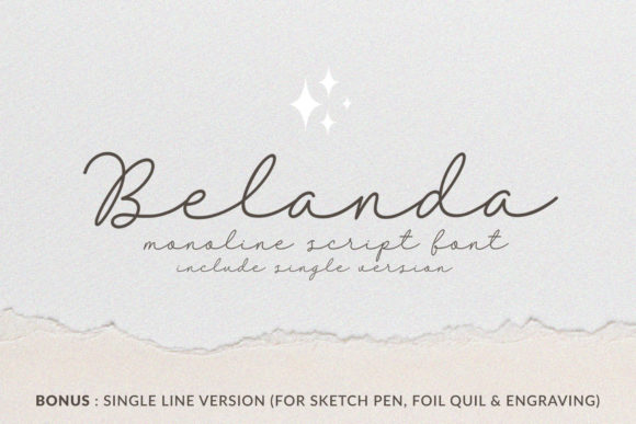 Preview of Belanda Font