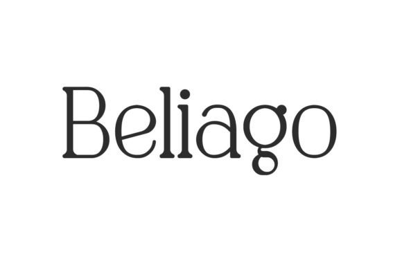 Main preview of Beliago Font