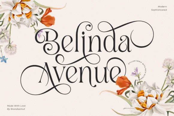 Main preview of Belinda Avenue Font