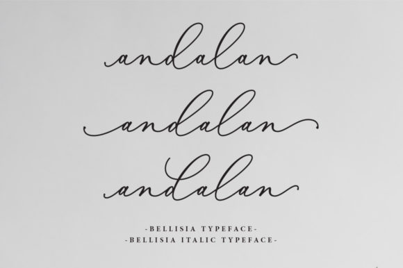Thumbnail 2 of Bellisia Font