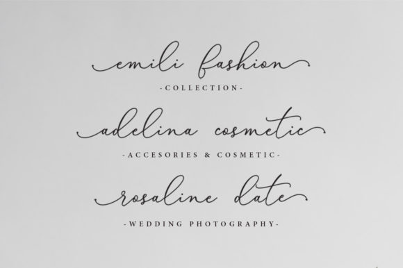 Thumbnail 4 of Bellisia Font